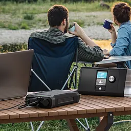 УМБ Sandberg 76800mAh Survivor DC91W PD100W,2xUSB-С+USB-A18W,Cigar Lighter120W,QI-15W,PowerThru - мініатюра 7