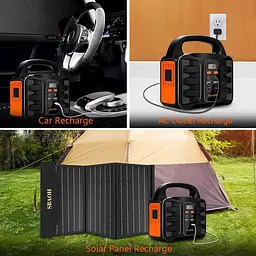 Зовнішній акумулятор Sbaoh 42000mah 150W Зарядна станція - мініатюра 6
