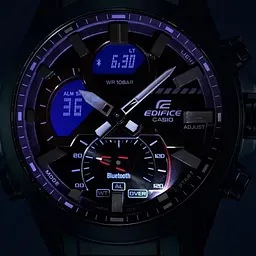 Чоловічий годинник Casio ECB-30D-2A Сріблястий ( AT1141-0292 ) - мініатюра 3