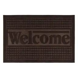 Килимок придверний Eco Fabric Welcome без кромки коричневий 40 х 60 см (4060-016) - мініатюра 3