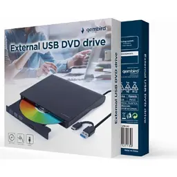 Оптичний привід DVD-RW Gembird DVD-USB-03 - мініатюра 2
