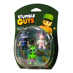 Набір колекційних фігурок Stumble Guys Ніндзя Кай, Спрінклс, Прибулець 3 шт. х 6 см (SG2020-5) - мініатюра 3