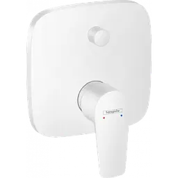 Змішувач Hansgrohe Talis E прихованого монтажу для ванни/душу Matt White 71745700, Білий матовий