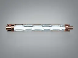Настінне LED бра Romin Лофт золото 10 Вт хвилясте скло - мініатюра 2