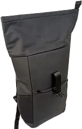 Рюкзак молодіжний проґумований Live in style 18L, чорний, роллтоп, Rolltop-Rucksack - мініатюра 6