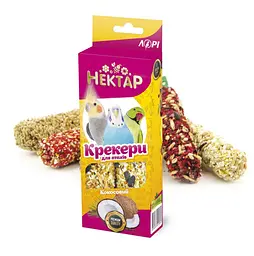 Крекер-ласощі для декоративних птахів Лорі Нектар з кокосом