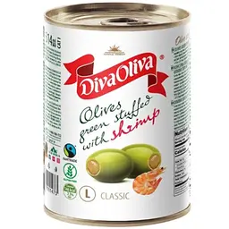 Оливки з креветкою Diva Oliva 300 г