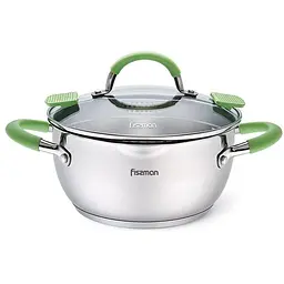 Каструля Charlotte з кришкою-друшляком Fissman Ø24х Ø19х12,5 см kuh0007842