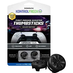 Накладки на стіки KontrolFreek: Galaxy Black 2-pack for PS4/PS5 (6200-PS5) [105071]