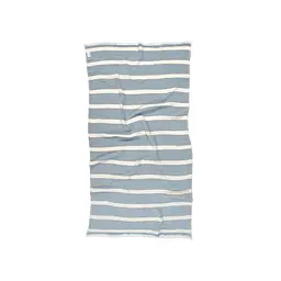 Рушник Lotus Home - Milana muslin beige-lead blue 80x160 - мініатюра 2