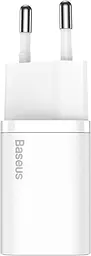 Мережевий зарядний пристрій Baseus Super Si 1C 25W EU Set with Type-C to Type-C white (TZCCSUP-L02) - мініатюра 4