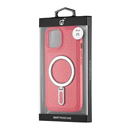 Чохол Jinduka Leather Ringo iPhone 15 Red - мініатюра 2