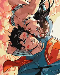 Картина за номерами Wonder Woman: Обійми 40x50 см Ідейка KHO 8713
