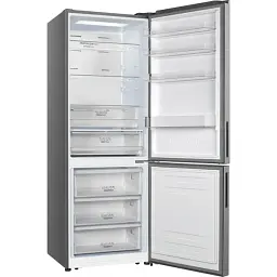 Холодильник Gorenje з нижн. мороз. камерою висота 200 см глибина 70 см 347(109) л А++ NF дисплей інвертор нерж. - мініатюра 4