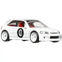 Колекційна модель машинки Hot Wheels Преміальні автівки '99 Honda Civic Type R (EK9) біла (GJT68/HKF19) - мініатюра 4