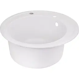 Кухонна мийка Lidz D510/200 WHI-01 біла (LIDZWHI01D510200) - мініатюра 2