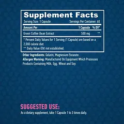 Екстракт зелених кавових зерен Haya Labs Green Coffee Bean Extract 500 мг 60 капсул (820205) - мініатюра 2