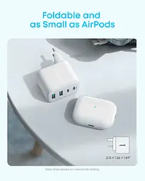 Мережевий зарядний пристрій Anker Zolo Charger - 50W, 2xUSB-C & 2xUSB-A White (7285027) - мініатюра 5