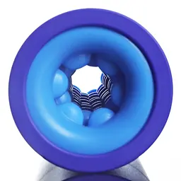 Мастурбатор Lovetoy O-Sensual Discreet Blow Job Stroker синій - мініатюра 2