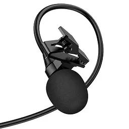 Мікрофон петличний Hoco L14 Type-C (2m) Black - мініатюра 3