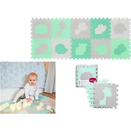 Пазл-килимок BabyOno Тварини 10 елементів 396  - мініатюра 2