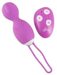 Вагінальні кульки Sweet Smile Remote Controlled Rotating Love Balls, 16 см, фіолетовий