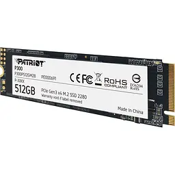 Накопичувач SSD Patriot m.2 NVMe 512Gb P300 480 500 (P300P512GM28) Б/в - мініатюра 3