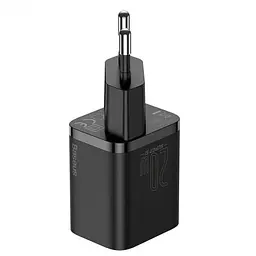 Мережевий зарядний пристрій Baseus 20W Super PD Charger + Cable USB-C to Lightning Black (TZCCSUP-B01) [54134] - мініатюра 3