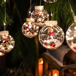 Світлодіодна гірлянда штора роса з кульками з наповненням Xmas 8 режимів 200 LED 3x0,7м Теплий білий - мініатюра 6
