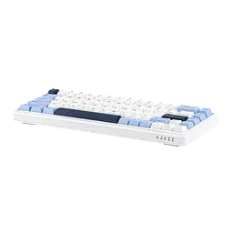 Ігрова дротова магнітна клавіатура AJAZZ AK680 MAX / RGB / Magnetic Switch / 8К / White Blue - мініатюра 3