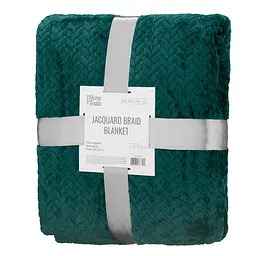 Плед Ardesto Jacquard Braid 160х200 см смарагдовий (ART0207JB)