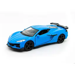 Автомодель - Chevrolet Corvette Z06 2023 (помаранчевий, світло-блакитний), в асортименті - мініатюра 2