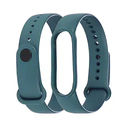 Ремінець силіконовий для Xiaomi Mi Band 5/6 колір 15 темно-бірюзовий