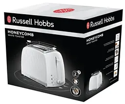 Тостер Russell Hobbs 26060-56 Honeycomb Білий (6651552) - мініатюра 6