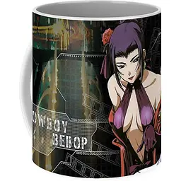 Кухоль GeekLand Ковбой Бібоп Cowboy Bebop Фей та Джет СВ 02.01 330 мл білий - мініатюра 2