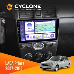 Штатна магнітола Lada Priora 2007-2014 Cyclone C9-011 4x64, DSP Cyclone (НФ-00007060)