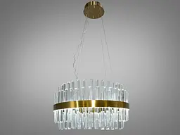 Люстра стельова LED Diasha 840/500BR 110W, 6050 лм, кришталь, для спальні та вітальні