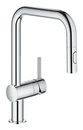 Змішувач для кухні з висувним виливом Grohe Minta 32322002 Хром