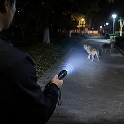 Ліхтарик + відлякувач BL 1158 / Електрошокер-ліхтар Police-1158 / LED ліхтар ручний - мініатюра 3