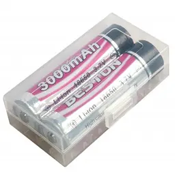 Акумулятор 18650 (168A) 3000 mAh *2 з захистом Beston (AAB1848) - мініатюра 3