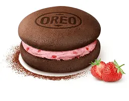Тістечко Oreo Cloud Pies Strawberry Flavor 1шт 22g - мініатюра 2