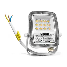 Прожектор Videx F5 10W 3000-5000-6500K 230V White (VL-F5-010CW) - мініатюра 2