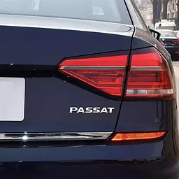 Емблема напис Passat для Volkswagen Хром 24х178 мм метал на скотчі (Завод) - мініатюра 2