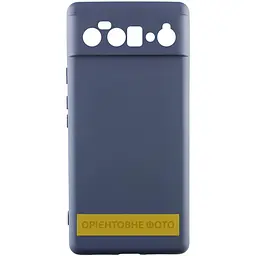 Чохол TPU GETMAN Liquid Silk Full Camera для Motorola Edge 60 Fusion Синій / Midnight Blue