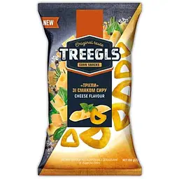 Снеки кукурудзяні Золоте Зерно 75г з сиром TREEGLS