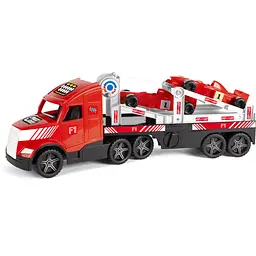 Авто Magic Truck "Пожежна машина" 36221 Wader, рухомі елементи, помпова подача води, в коробці (5900694362215) - мініатюра 2