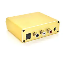 Активный конвертер с Coaxial/SPDIF в аналоговый RCA/Coaxial/SPDIF VEGGIEG F102 - мініатюра 2