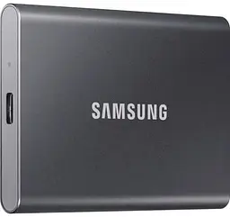 Накопичувач SSD Samsung SSD 2TB USB 3.2 Gen 2 T7 Titan Gray (MU-PC2T0T/WW) - мініатюра 3