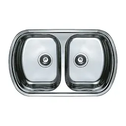 Кухонна мийка Haiba 80x49 Double decor HB0572, Decor