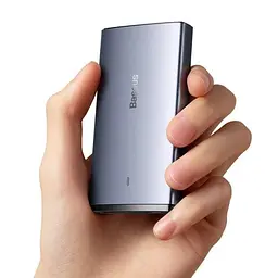 Адаптер живлення зарядний пристрій Baseus GaN5 Pro Ultra-Slim 65 W (C+U) CCGP150113 - мініатюра 7